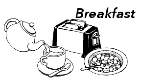 breakfast tea scene